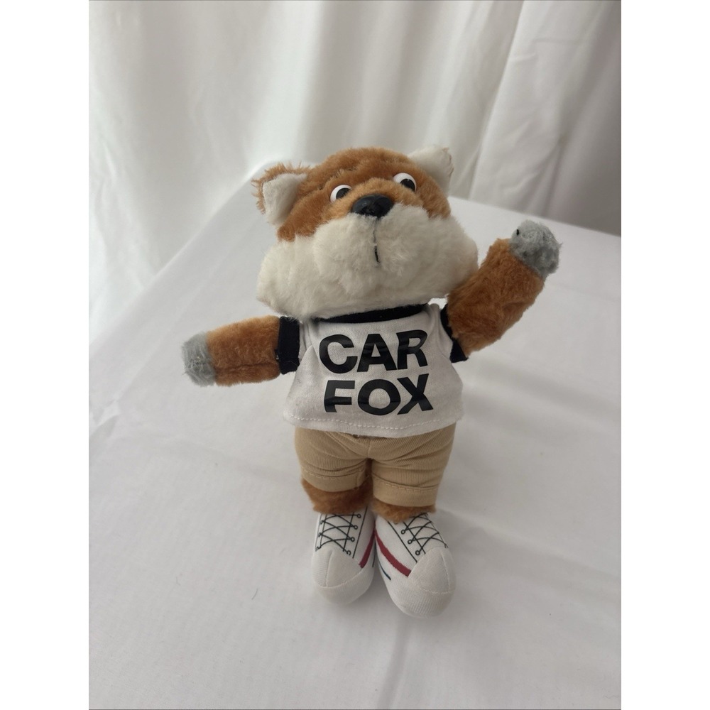 CAR FOX 9 Inches Plush Show Me The Carfax Stuffed Animal Advertising Mascot 2017